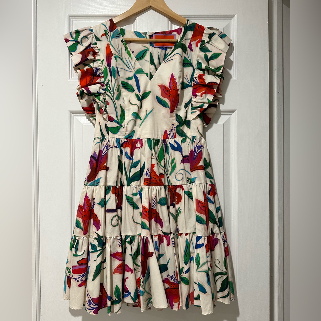 A Doublej Honeybun Printed Minidress